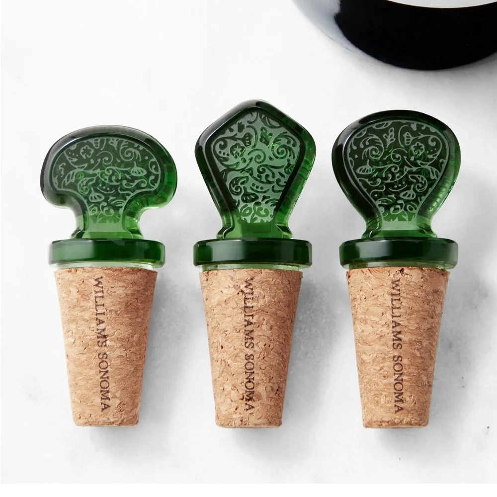 Williams Sonoma Heritage Collection Wine Stoppers, Set of 3